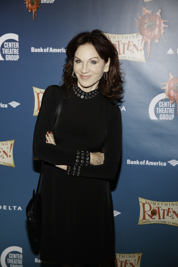 Actor Marilu Henner arrives for the opening night performance of "Something Rotten!"  Photo