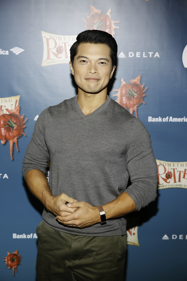 Actor Vincent Rodriguez III arrives for the opening night performance of "Something R Photo