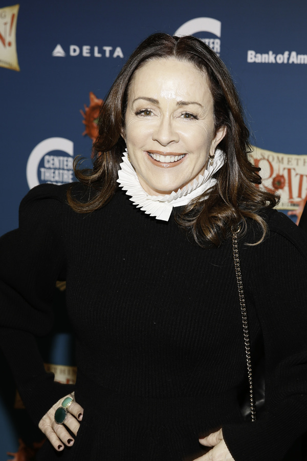 Actor Patricia Heaton arrives for the opening night performance of "Something Rotten! Photo