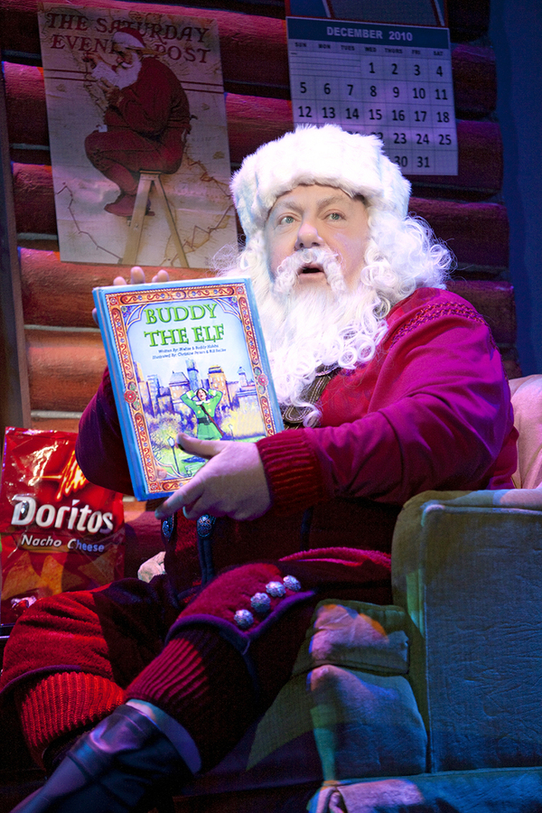 George Wendt as Santa Photo