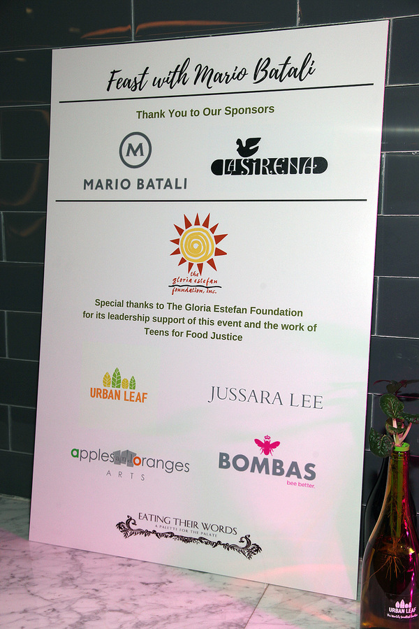 Photo Flash: Gloria Estefan, Richard Kind, Mario Batali and More at Teens for Food Justice's FEAST Image