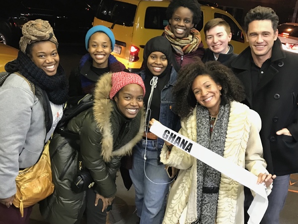 Photo Flash: James Franco Stops by 'SCHOOL GIRLS' Off-Broadway Image