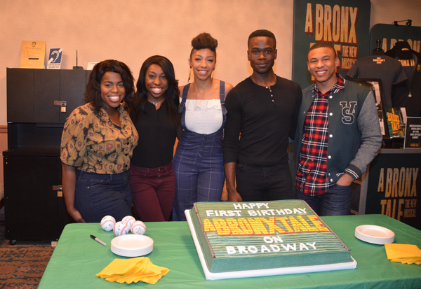 Photo Coverage: No Wasted Talent Here! A BRONX TALE Celebrates One Year on Broadway Image