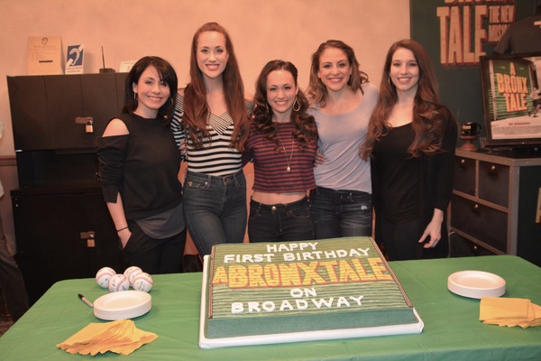 Photo Coverage: No Wasted Talent Here! A BRONX TALE Celebrates One Year on Broadway Image