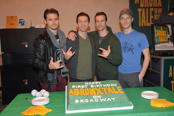 Photo Coverage: No Wasted Talent Here! A BRONX TALE Celebrates One Year on Broadway Image
