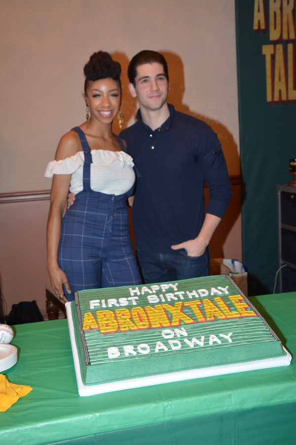 Photo Coverage: No Wasted Talent Here! A BRONX TALE Celebrates One Year on Broadway Image
