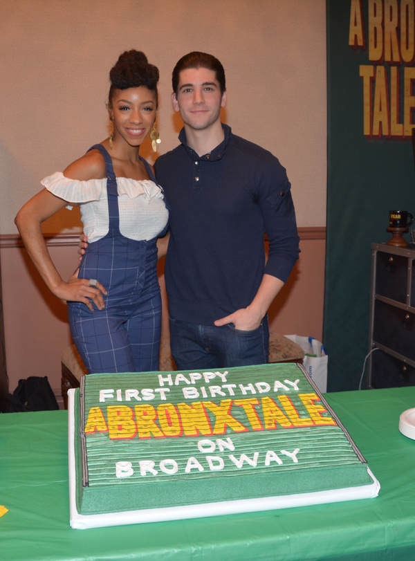 Photo Coverage: No Wasted Talent Here! A BRONX TALE Celebrates One Year on Broadway Image