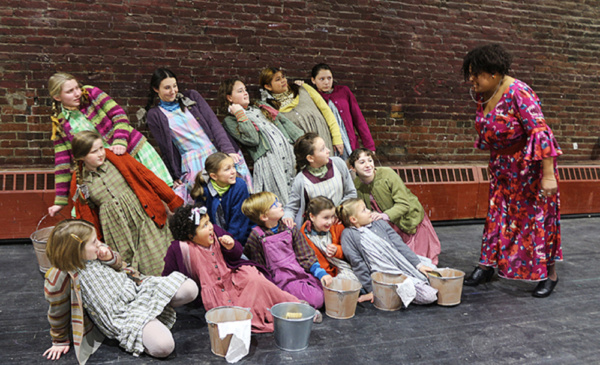 Photo Flash: Photo Flash: Little Orphan Annie Finds Her Reason To Smile In The Waterville Opera House Image