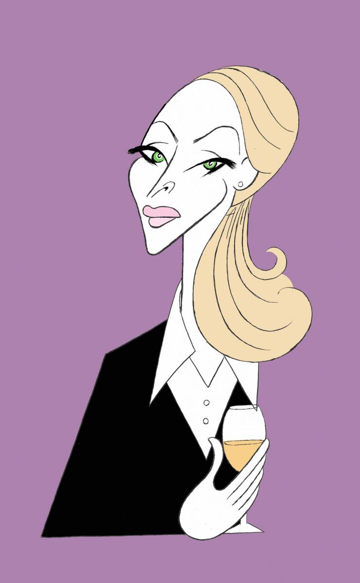 BWW Exclusive: Ken Fallin Draws the Stage - Uma Thurman in THE PARISIAN WOMAN Image