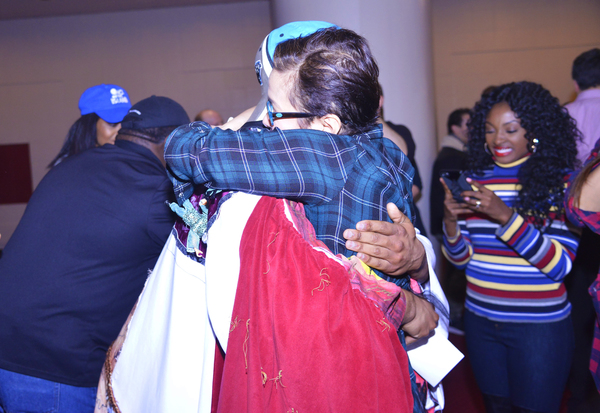 Lea Salonga and Gypsy Robe Recipient Grasan Kingsberry Photo