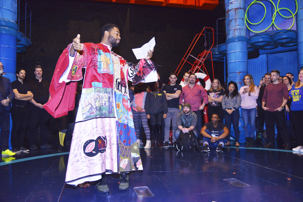 Photo Flash: Curtis Holbrook Takes Home the Gypsy Robe for SPONGEBOB SQUAREPANTS! Image