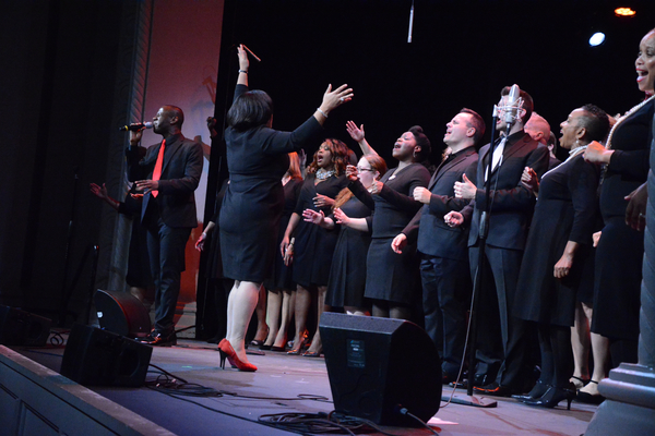 Photo Coverage: Broadway Inspirational Voices Gets Ready for the Holidays with RISE UP Image