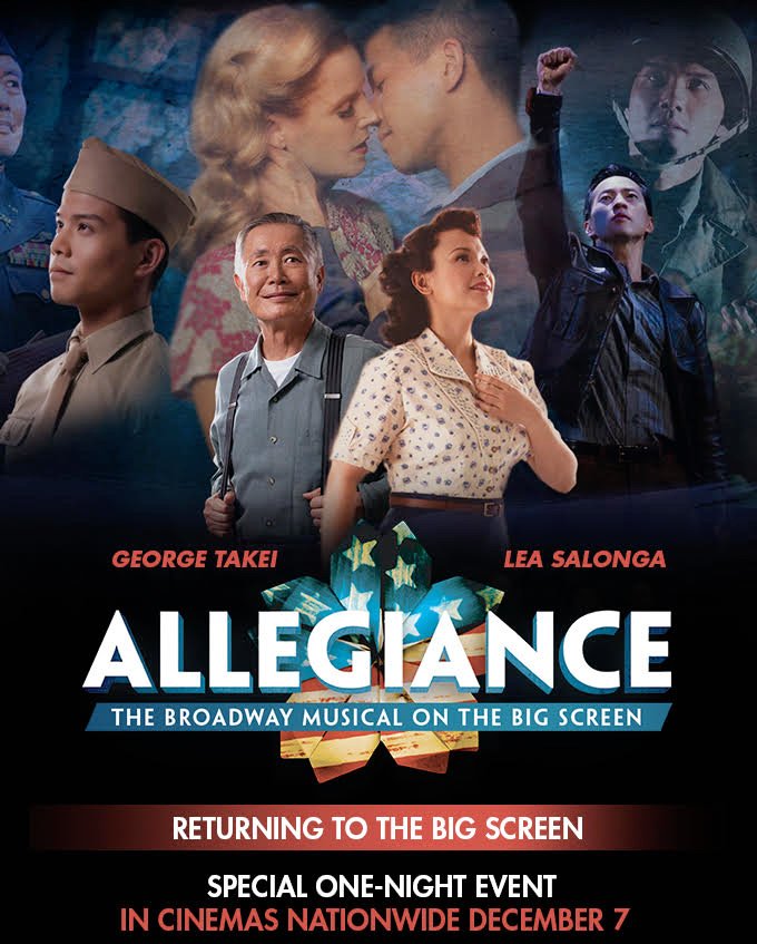 ALLEGIANCE Returns to Cinemas Nationwide to Commemorate Pearl Harbor Day on 12/7  Image