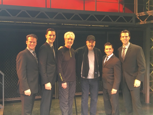 Photo Flash: Bob Gaudio & Neil Diamond Visit JERSEY BOYS Off-Broadway Image