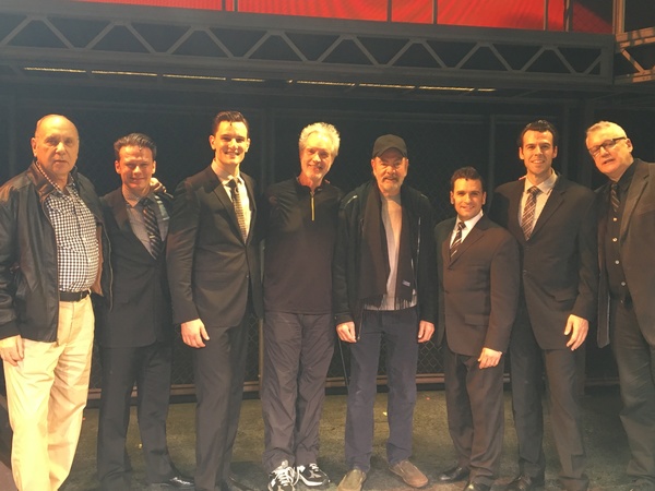 Marshall Brickman, Nicolas Dromard (Tommy DeVito), Cory Jeacoma (Bob Gaudio), Bob Gau Photo