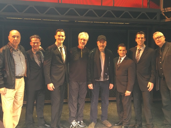 Photo Flash: Bob Gaudio & Neil Diamond Visit JERSEY BOYS Off-Broadway Image