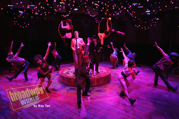 Photo Exclusive: More Acrobatic Shots from BARNUM at the Menier Chocolate Factory Image