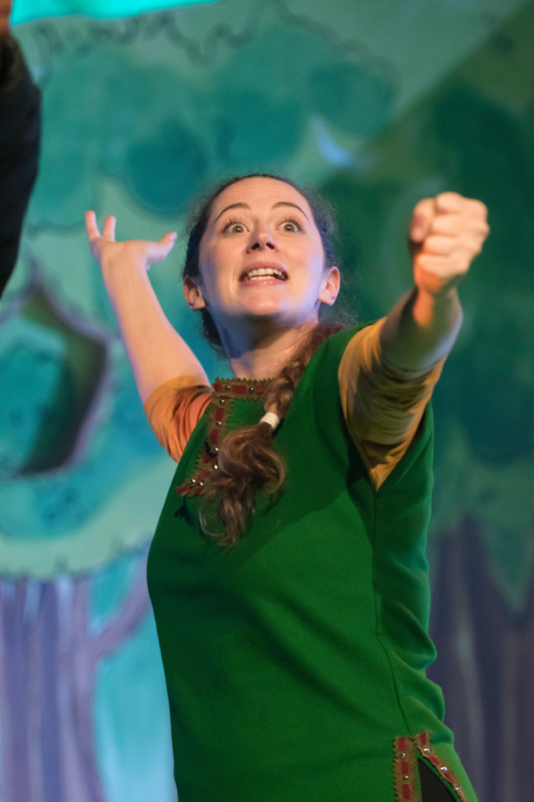Susannah Austin as Little John in Robin Hood, Stantonbury Theatre Photo