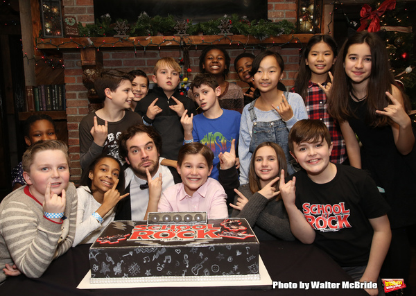Justin Collette with Young cast members  Photo