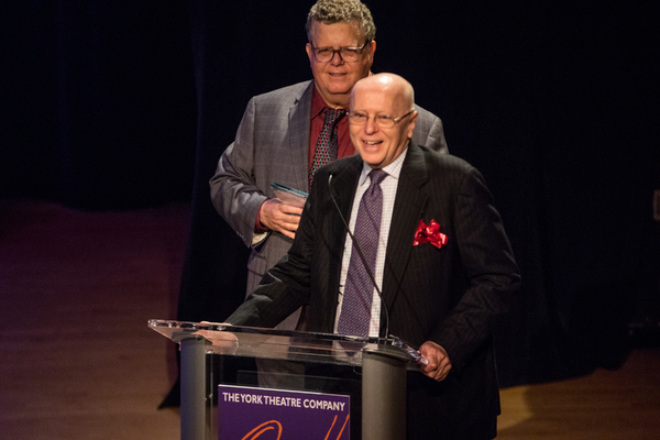 2017 York Founders Award honoree Gerald F. Fisher (front) with James Morgan (rear) Photo