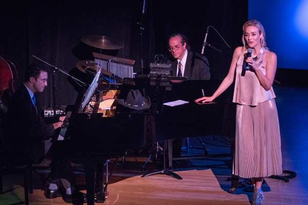 Andrew Gerle (at piano) with Betsy Wolfe Photo