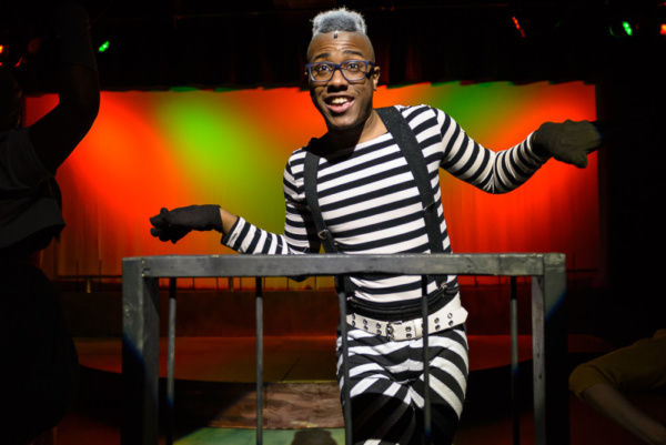 Bryan Thompson as Marty - the zebra who yearns to be free. Photo courtesy of Bruce F  Photo