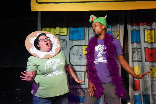 Barrel of Monkeys company members Mari Marroquin and Barry Irving perform 'Tilly, Thu Photo