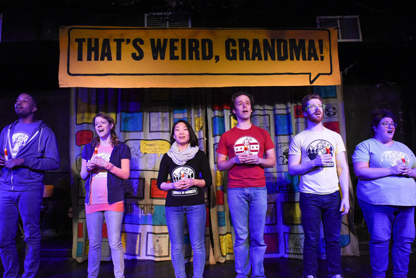 Photo Flash: First Look at Barrel of Monkeys' THAT'S WEIRD, GRANDMA: HOLIDAY STORIES Image