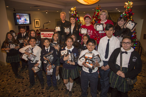 Hollywood Museum manager, Steve Nycklemoe, Donelle Dadigan, Jax Malcolm, Conner Dean  Photo