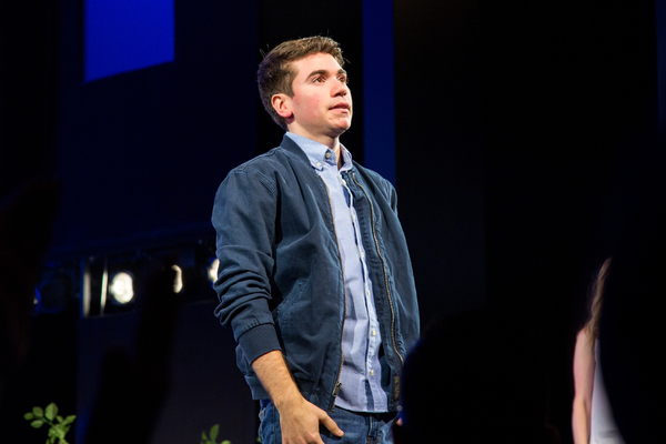 Photo Coverage: DEAR EVAN HANSEN Celebrates the Fans with Lottery Performance Image