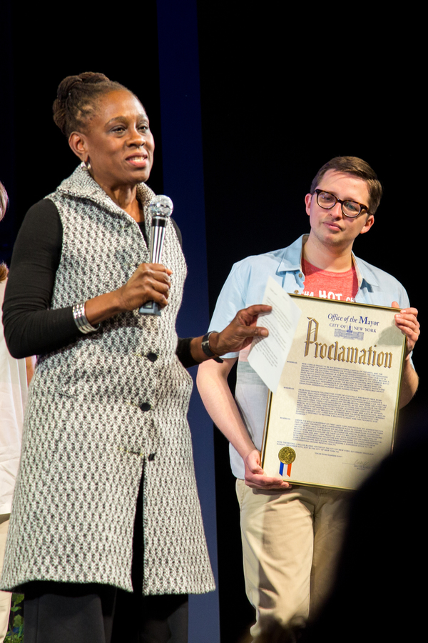 Photo Coverage: DEAR EVAN HANSEN Celebrates the Fans with Lottery Performance Image