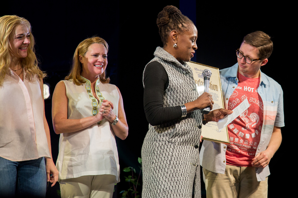 Photo Coverage: DEAR EVAN HANSEN Celebrates the Fans with Lottery Performance Image