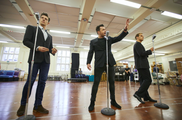 Photo Flash: First Look at Rehearsals for the UK and Ireland Tour of JERSEY BOYS 