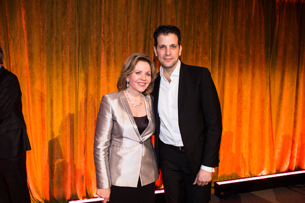 Honoree RenÃ©e Fleming with renowned baritone Luca Pisaroni at the 83rd Annual Metr Photo