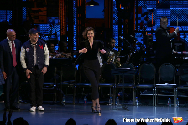 Reggie Jackson, Danny Burstein and Maggie Gyllenhaal  Photo