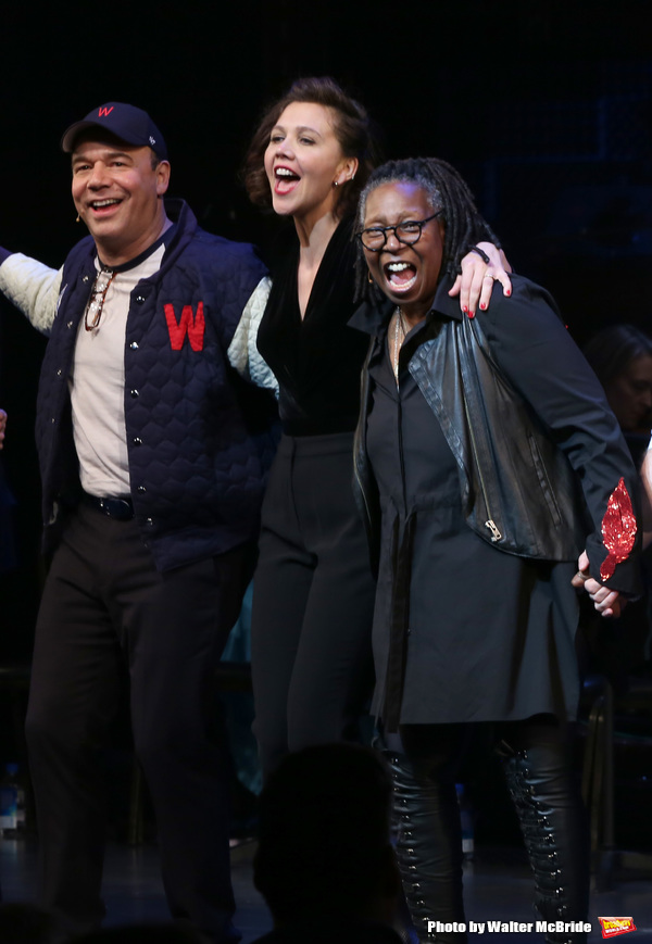 Danny Burstein, Maggie Gyllenhaal, Whoopi Goldberg  Photo