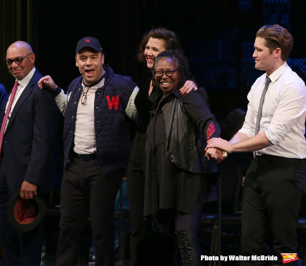 Reggie Jackson, Danny Burstein, Maggie Gyllenhaal, Whoopi Goldberg, Matthew Morrison  Photo