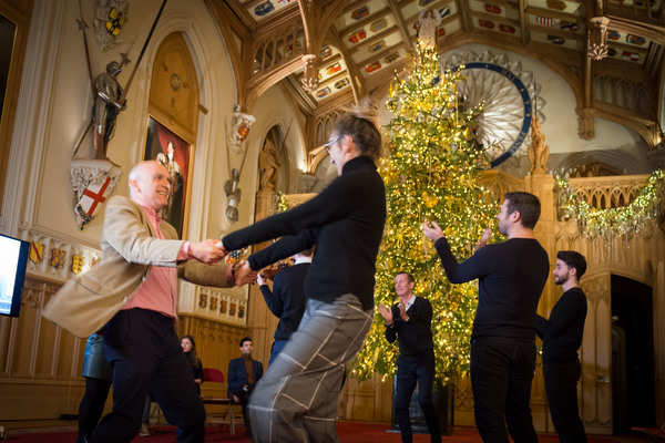 Photo Flash: First Look at Rehearsal for A CHRISTMAS CAROL at Windsor Castle Image