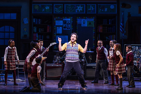 Photo Flash: Check Out Brand New Production Photos from SCHOOL OF ROCK - Now Starring Justin Collette and Analisa Leaming 