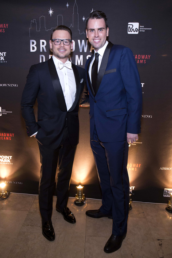 Broadway Dreams Supper Event Chairs Adam Sansiveri of AllianceBernstein and Ryan Stan Photo