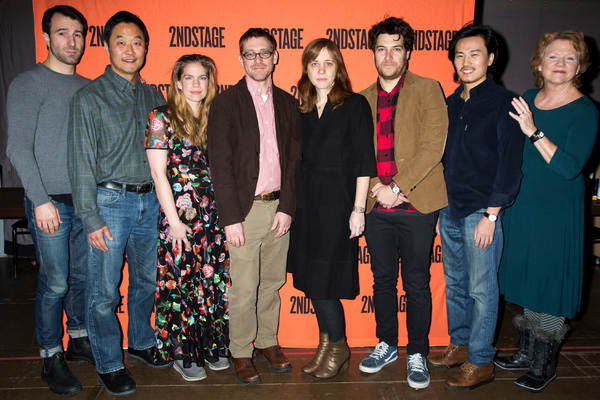 Photo Coverage: Anna Chlumsky, Adam Pally & the Cast of CARDINAL Meet the Press! Image