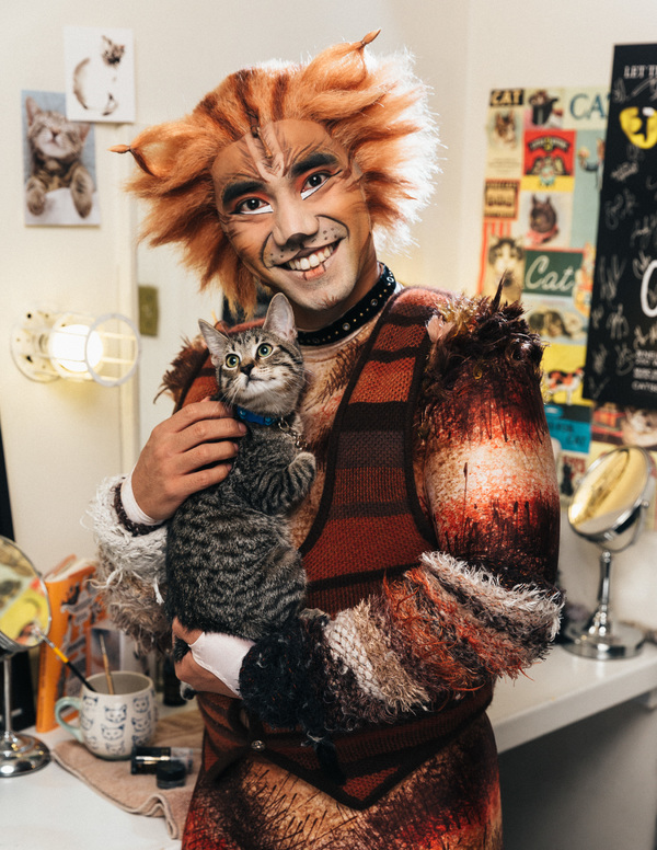 Photo Flash: Mamie Parris and the Cast of CATS Pose with Adorable, Adoptable Felines Image