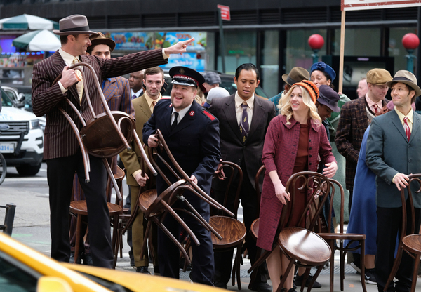 Photo Flash: Hugh Jackman, Zac Efron, James Corden Bring 'Crosswalk the Musical' to Broadway! Image