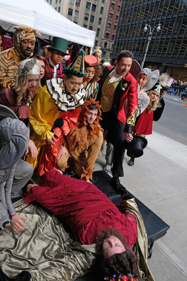 Photo Flash: Hugh Jackman, Zac Efron, James Corden Bring 'Crosswalk the Musical' to Broadway! Image