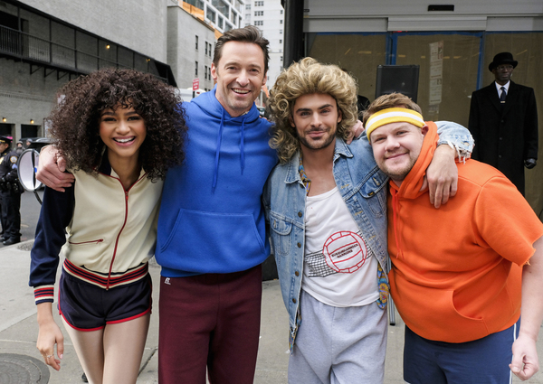 Photo Flash: Hugh Jackman, Zac Efron, James Corden Bring 'Crosswalk the Musical' to Broadway! Image