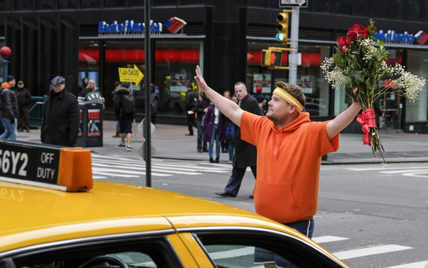 Photo Flash: Hugh Jackman, Zac Efron, James Corden Bring 'Crosswalk the Musical' to Broadway! Image