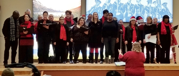 Lighthouse Guild's Vocal Ensemble Spreads Holiday Cheer During One-Day Caroling Tour In Manhattan Image