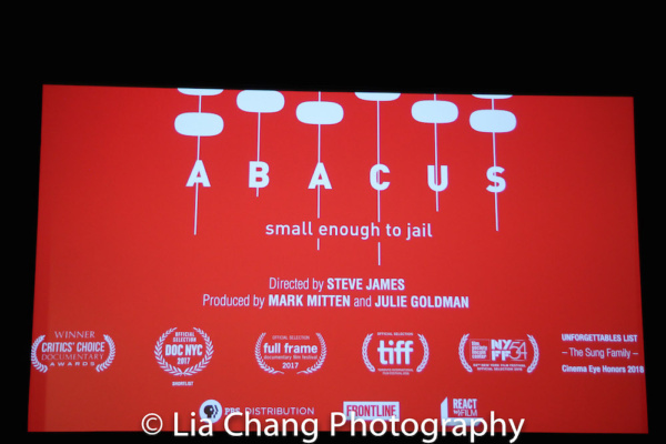Photo Flash: Steve James, Elizabeth Chai Vasarhelyi And More Attend  Abacus: Small Enough To Jail  Screening At Metrograph Cinema 