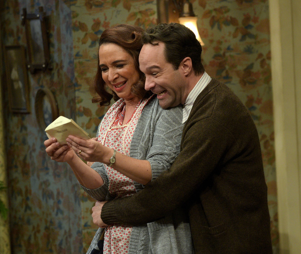 A CHRISTMAS STORY LIVE!: L-R:  Cast members Maya Rudolph and Chris Diamantopoulos dur Photo