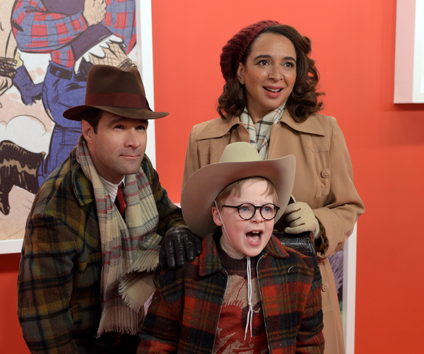 A CHRISTMAS STORY LIVE!: L-R: Cast members Chris Diamantopoulos, Maya Rudolph and And Photo